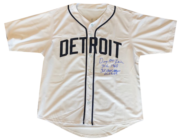 Denny McLain Autographed 31-6, 1968 3x All Star Detroit Tigers