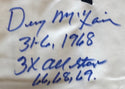 Denny McLain Autographed "31-6, 1968 3x All Star" Detroit Tigers Jersey