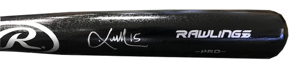Kevin Millar Autographed Black Ash Bat (JSA)