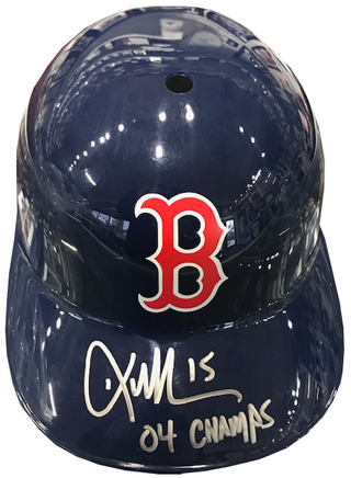 Kevin Millar "04 Champs" Autographed Full Size Helmet