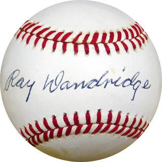 Ray Dandridge Autographed Baseball