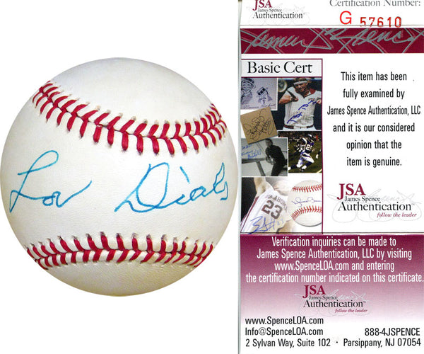 Lou Dials Autographed Baseball