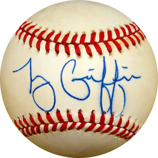 Ty Griffin Autographed Baseball