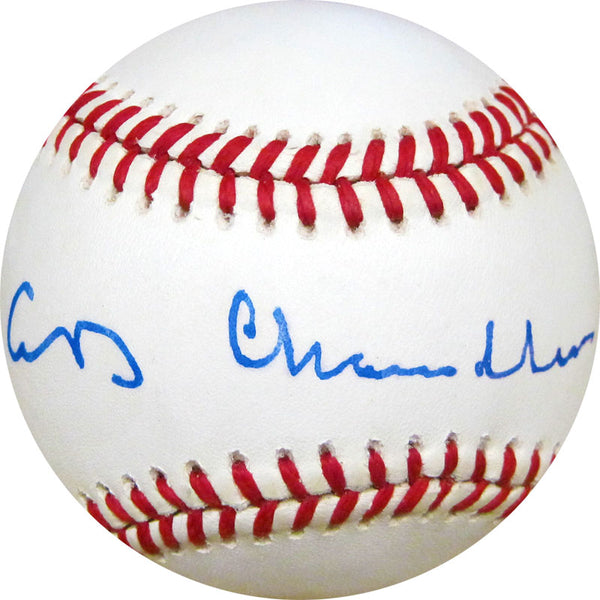 AB Chandler Autographed Baseball