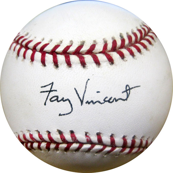 Fay Vincent Autographed Baseball