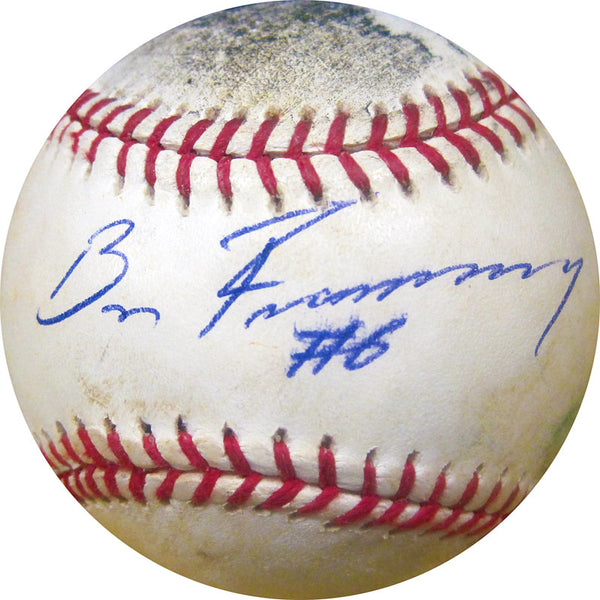Bruce Froemming Autographed Baseball