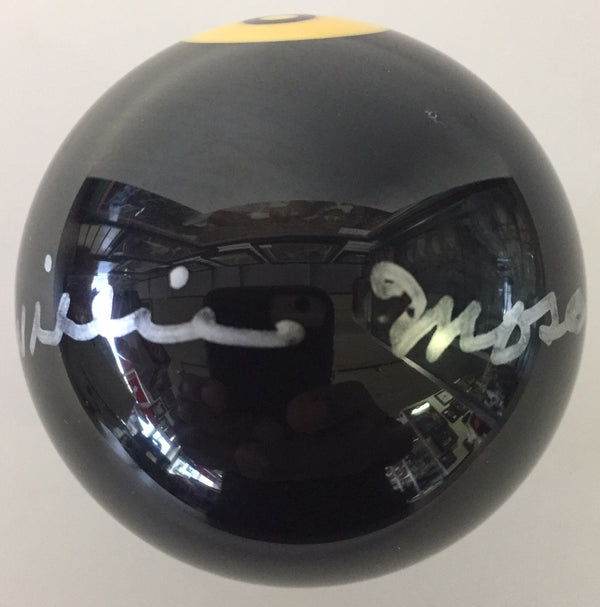 Willie Mosconi Autographed Eight Ball