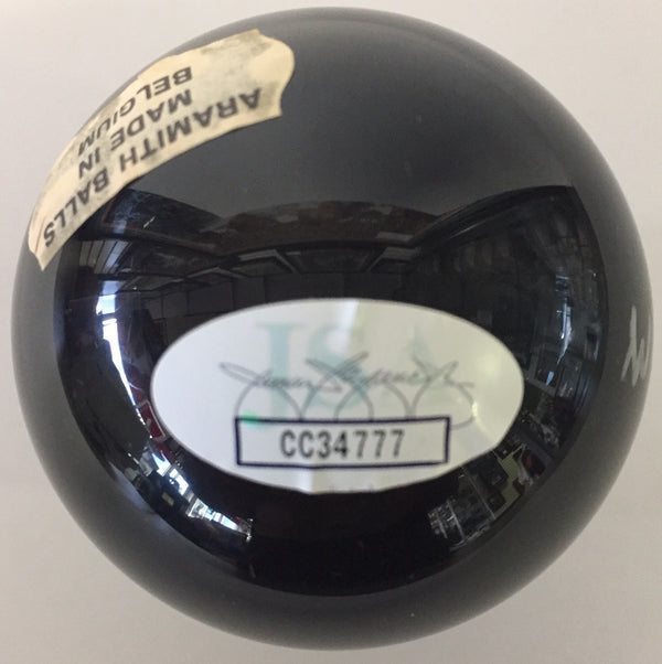 Willie Mosconi Autographed Eight Ball