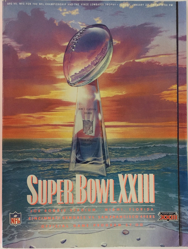 Super Bowl XXIII Unsigned Program