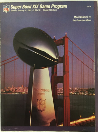 Super Bowl XIX Unsigned Program