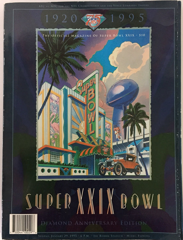Super Bowl XXIX Unsigned Program
