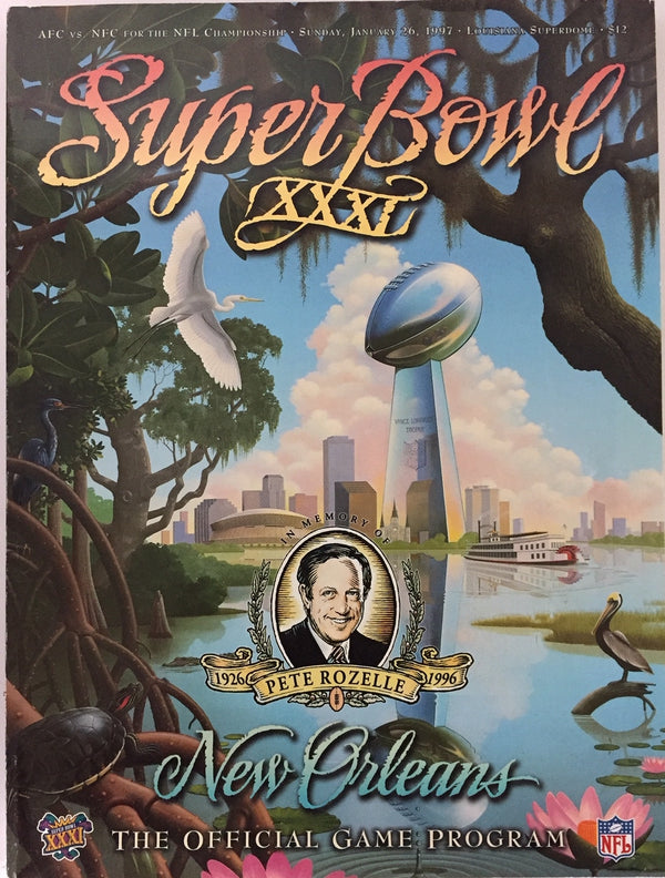 Super Bowl XXXI Unsigned Program