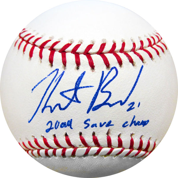 Heath Bell 2004 Saves Champ Autographed Baseball