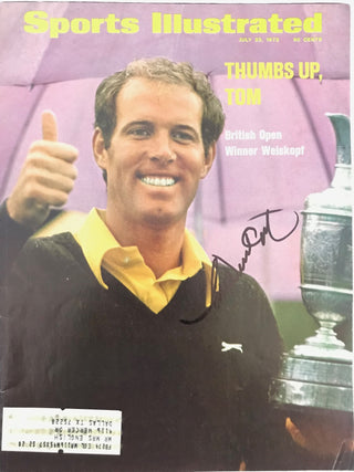 Tom Weiskopf Autographed Sports Illustrated - July 23 1973