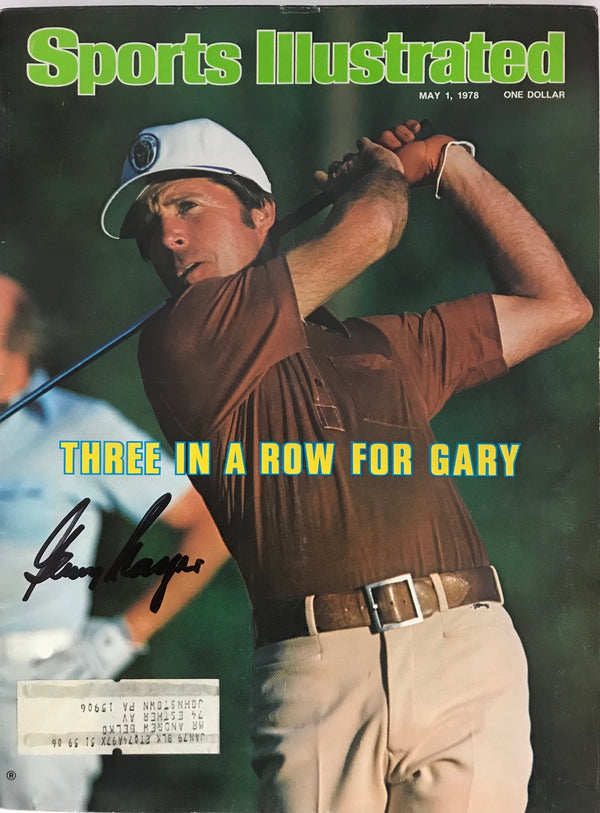 Gary Player Signed Sports Illustrated May 1 1978