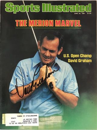 David Graham Signed Sports Illustrated June 29 1981