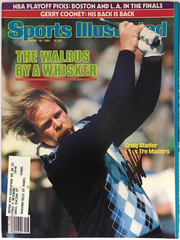 Craig Stadler  Signed Sports Illustrated - April 19 1982
