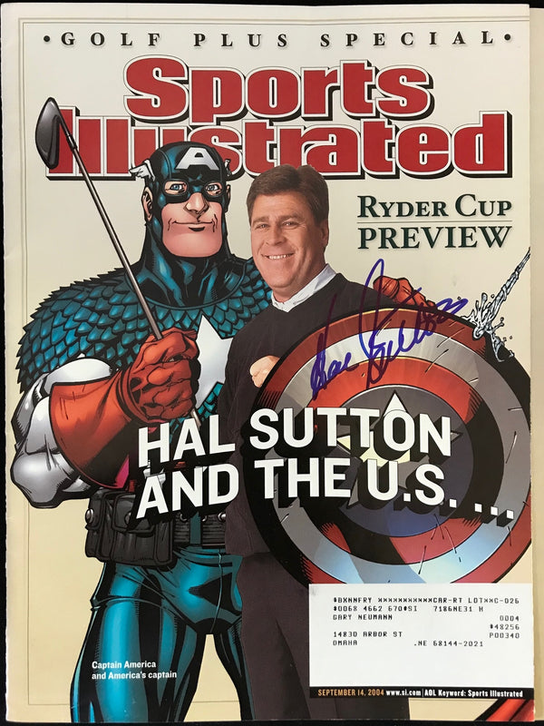 Hal Sutton Signed Sports Illustrated - September 14 2004