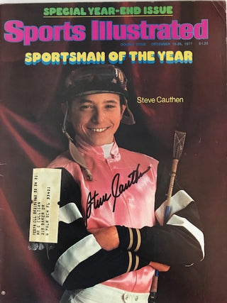 Steve Cauthen Signed Sports Illustrated Magazine December 19-26 1977