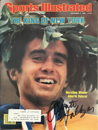 Alberto Salazar Autographed Sports Illustrated November 3 1980