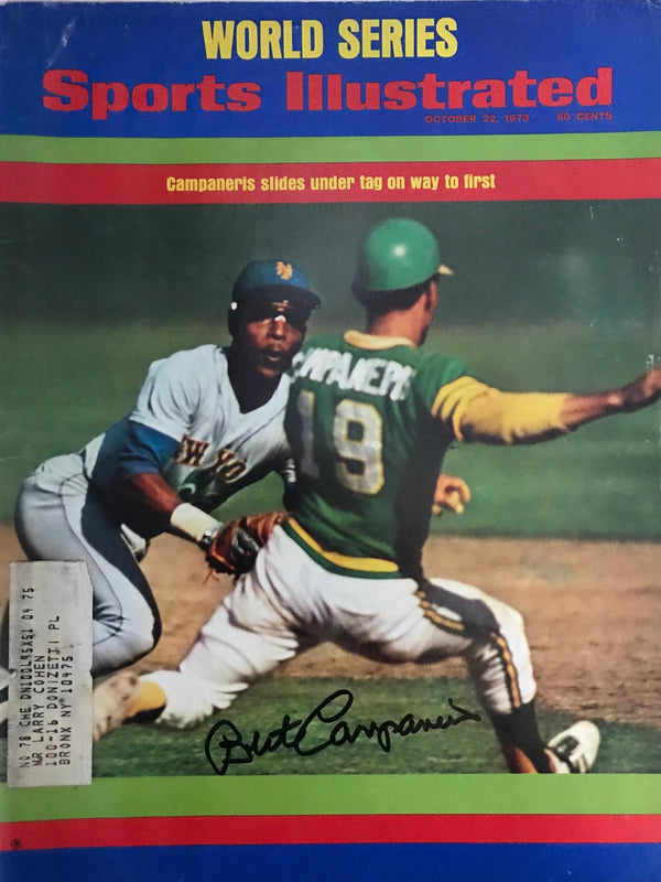 Bert Campaneris Signed Sports Illustrated - October 22 1973