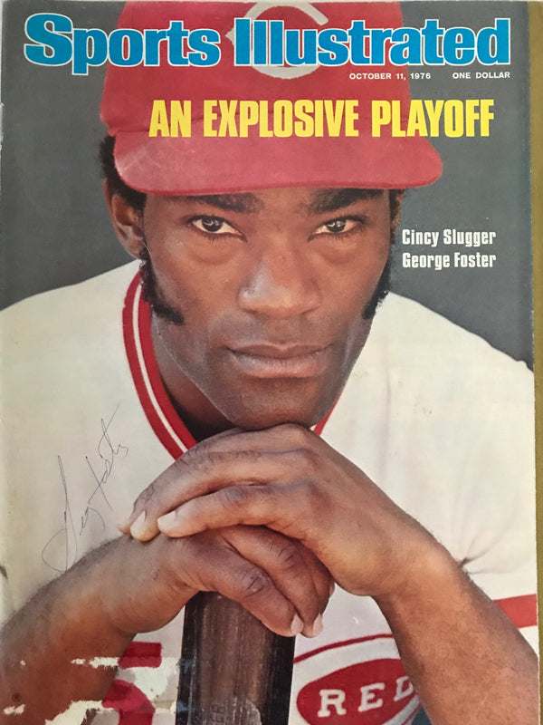 George Foster Signed Sports Illustrated - October 11 1976