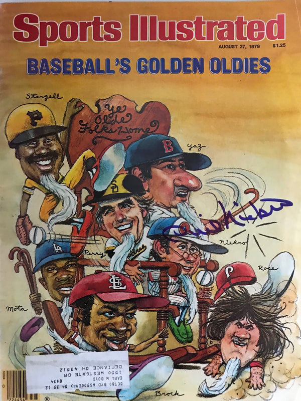 Phil Niekro Signed Sports Illustrated Magazine - August 27 1979