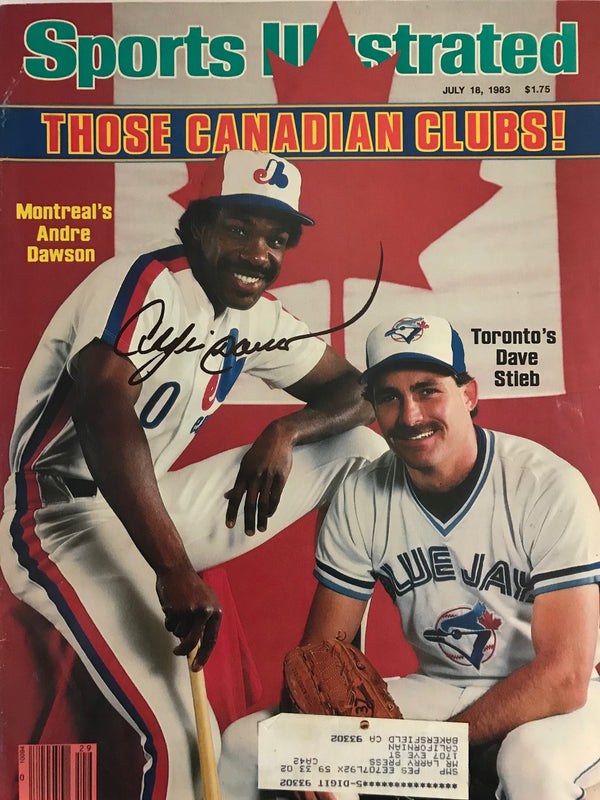 Andre Dawson Signed Sports Illustrated - July 18 1983