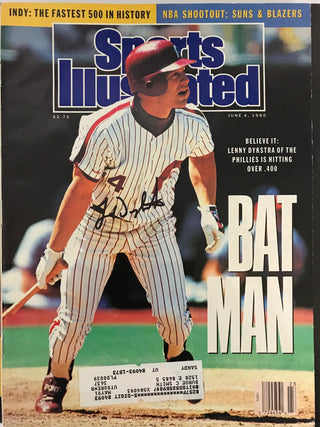 Lenny Dykstra Signed Sports Illustrated - June 4 1990