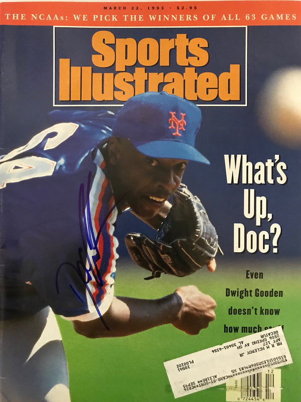 Dwight Gooden Signed Sports Illustrated - March 22 1993