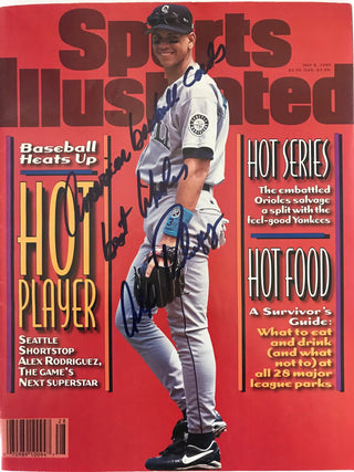 Alex Rodriguez Autographed 1996 Sports Illustrated Magazine (SGA)