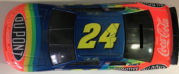 Jeff Gordon Unsigned 1:24 Scale Die Cast Bank With Key