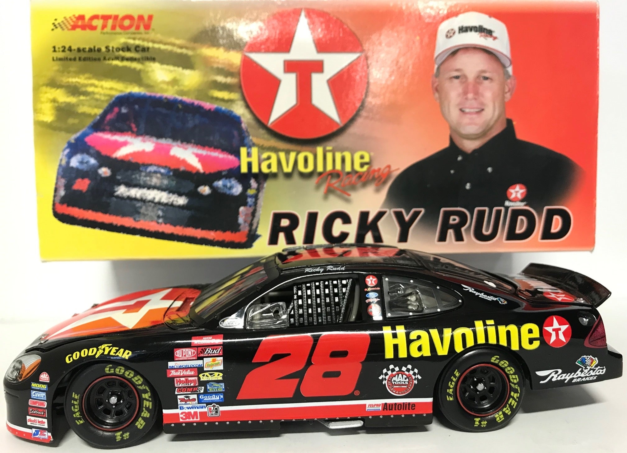 Ricky Rudd Figure Ricky Rudd Unsigned #28 2000 1:24 Scale Die Cast Car | Hollywood ...