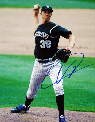 Ubaldo Jimenez Autographed 11x14 Baseball Photo