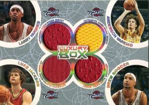 Cleveland Cavaliers Unsigned 2006 Topps Jersey Card