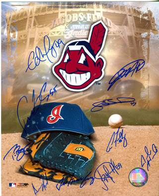 Autographed Cleveland Indians 8x10 Photo