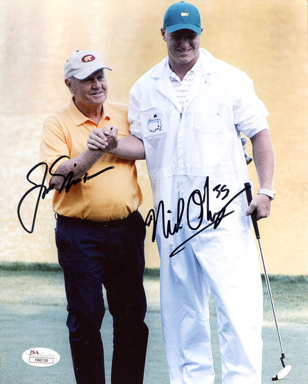 Jack Nicklaus and NIck O'Leary Autographed 8x10 Photo