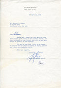 Jacob K Javits Autographed Letter (JSA)