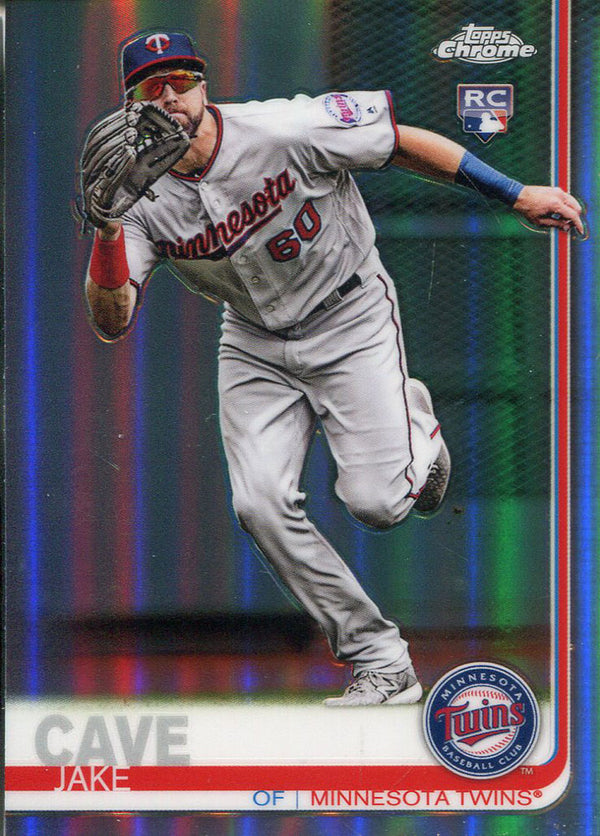 Jake Cave 2019 Topps Chrome Refractor Rookie Card #161