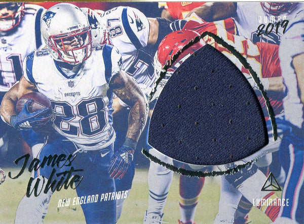 James White 2019 Panini Luminance Jersey Card