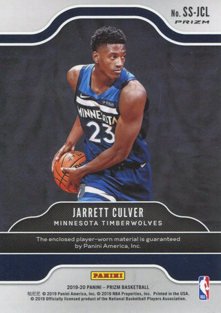 Jarrett Culver 2019-20 Panini Prizm Jersey Card