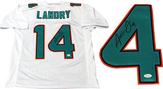 Jarvis Landry Autographed Miami Dolphins White Jersey (JSA)