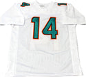 Jarvis Landry Autographed Miami Dolphins White Jersey (JSA) Front