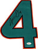 Jarvis Landry Autographed Miami Dolphins White Jersey (JSA) Number