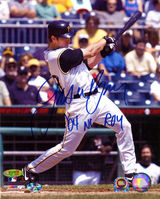 Jason Bay Autographed '04 N.L. Rookie of the Year Photo