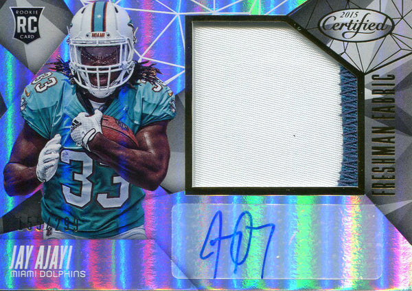 Jay Ajayi Autographed 2015 Panini Certified Rookie Jersey Card