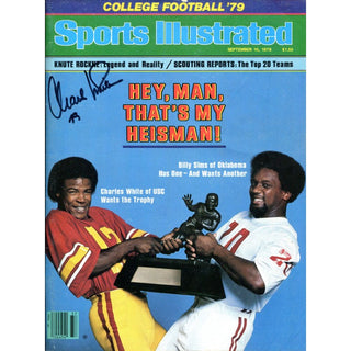 Charles White Autographed Sports Illustrated Magazine - September 16 1979