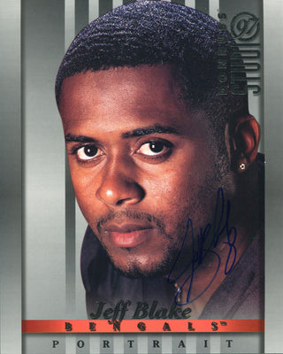 Jeff Blake Autographed Donruss 8x10 Card