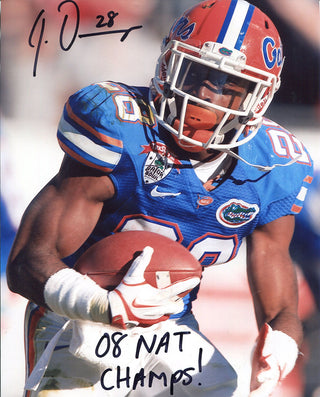 Jeff Demps "08 Nat Champs!" Autographed 8x10 Photo