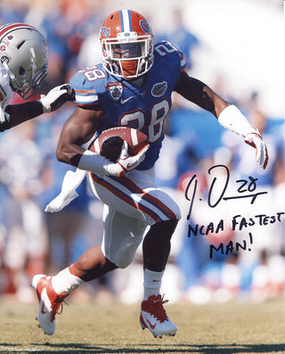 Jeff Demps "NCAA Fastest Man" Autographed 8x10 Photo